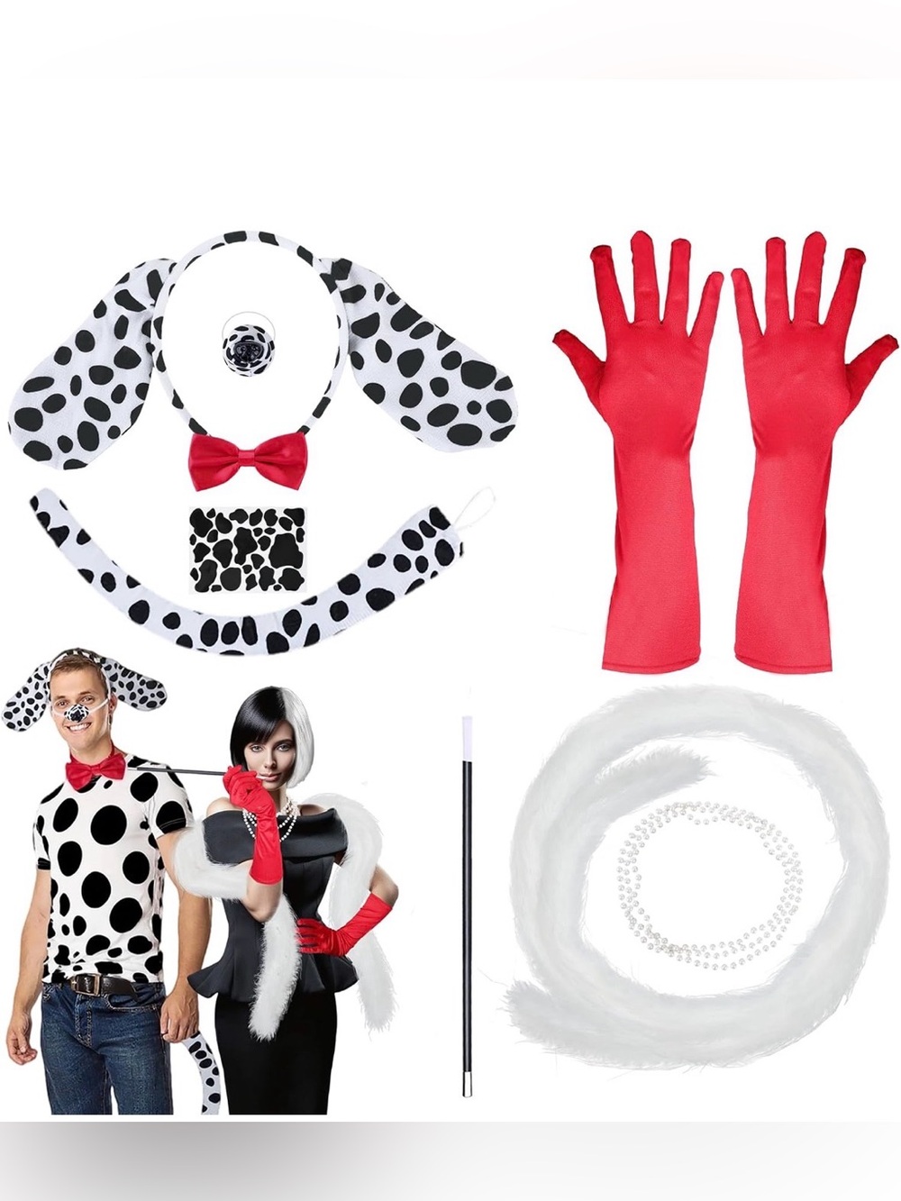 Dalmatian Couples Costume Accessories